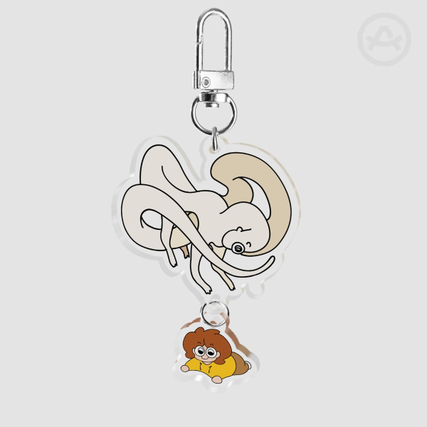 Noodle Obee x Sprawled Kippy Acrylic Keychains