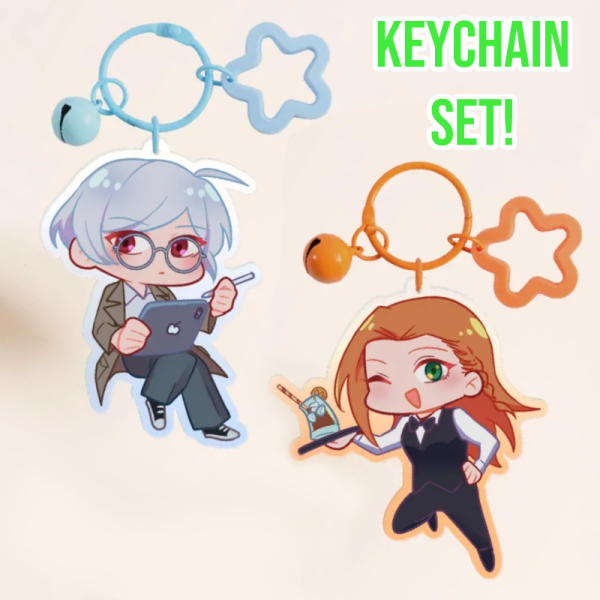 Ann & Libby ToGetHer - Acrylic Keychain Set