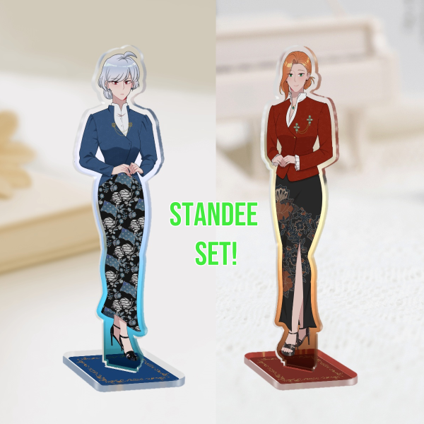 Ann & Libby Batik - Acrylic Standees
