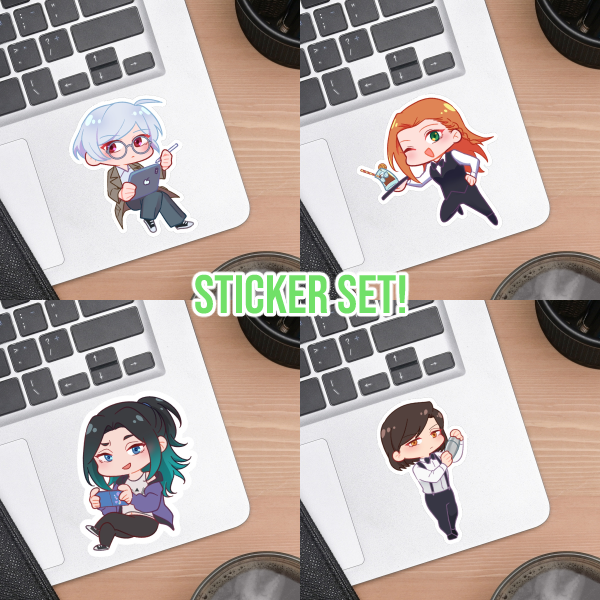 To Get Her Character - Sticker Set