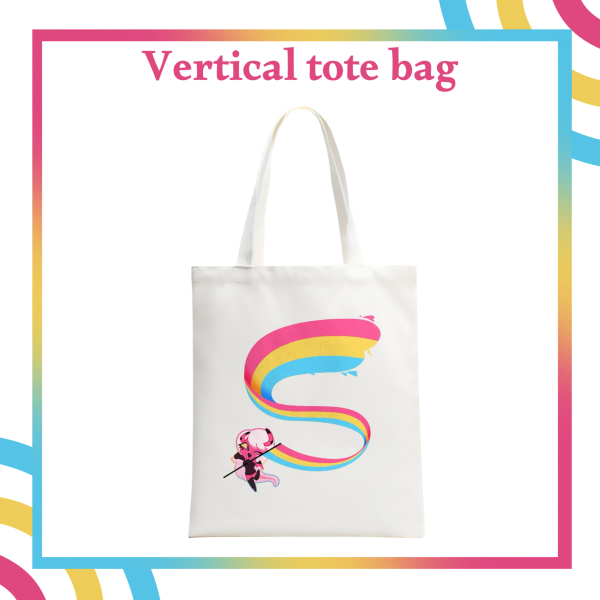 Verosika Pansexual Pride Vertical Tote Bag
