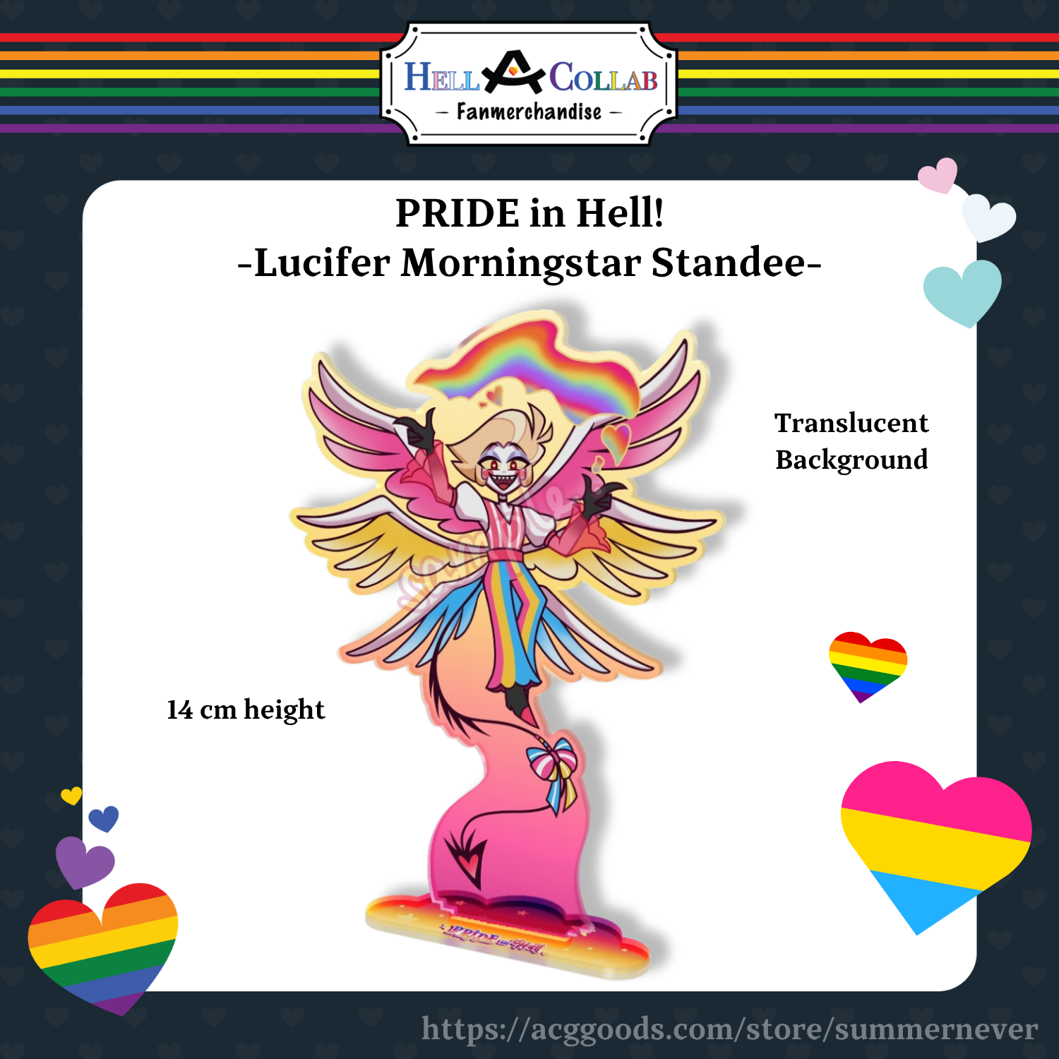 Lucifer Morningstar – Standee – Hellacollab The Pride Collection || AppleMedia RadioApple StaticApple