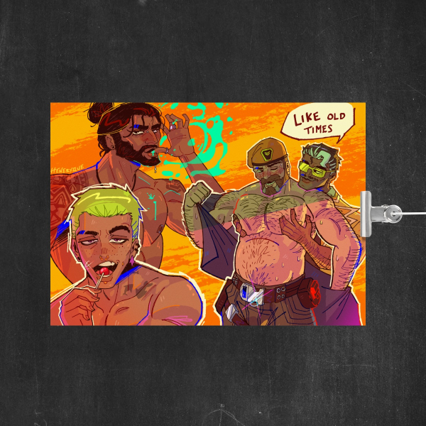 🏳️‍🌈 Gecko, Brimstone, Harbor, Tejo - Boysclub - Valorant Print A4