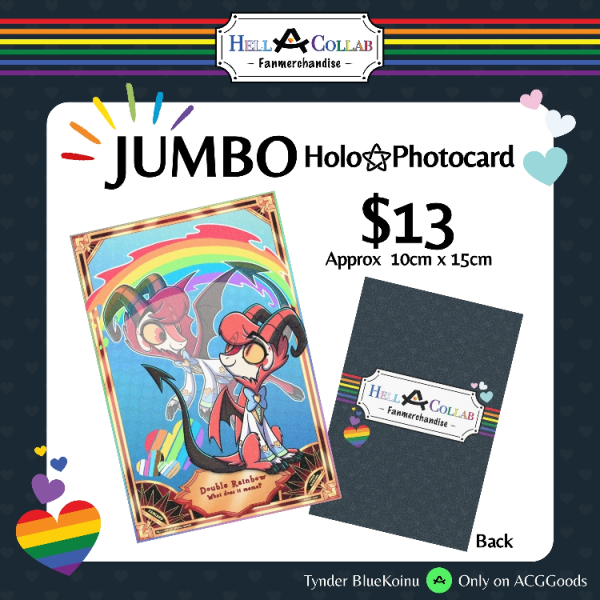 Razzle & Dazzle • Unlabeled Pride | HellACollab | Jumbo Photocard