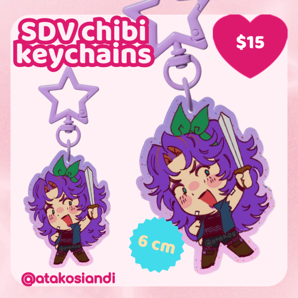 SDV Chibi Keychains - Abigail
