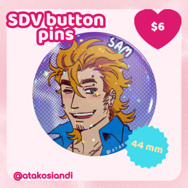 SDV Button Pins - Sam