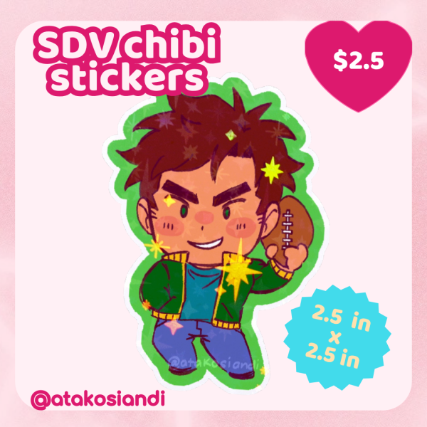 SDV Chibi Stickers - Alex