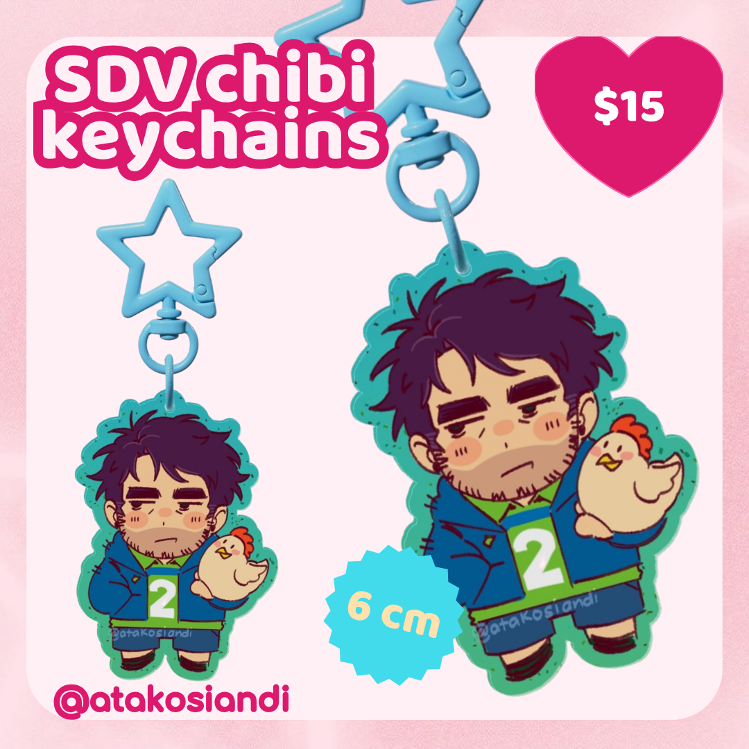 SDV Chibi Keychains - Shane