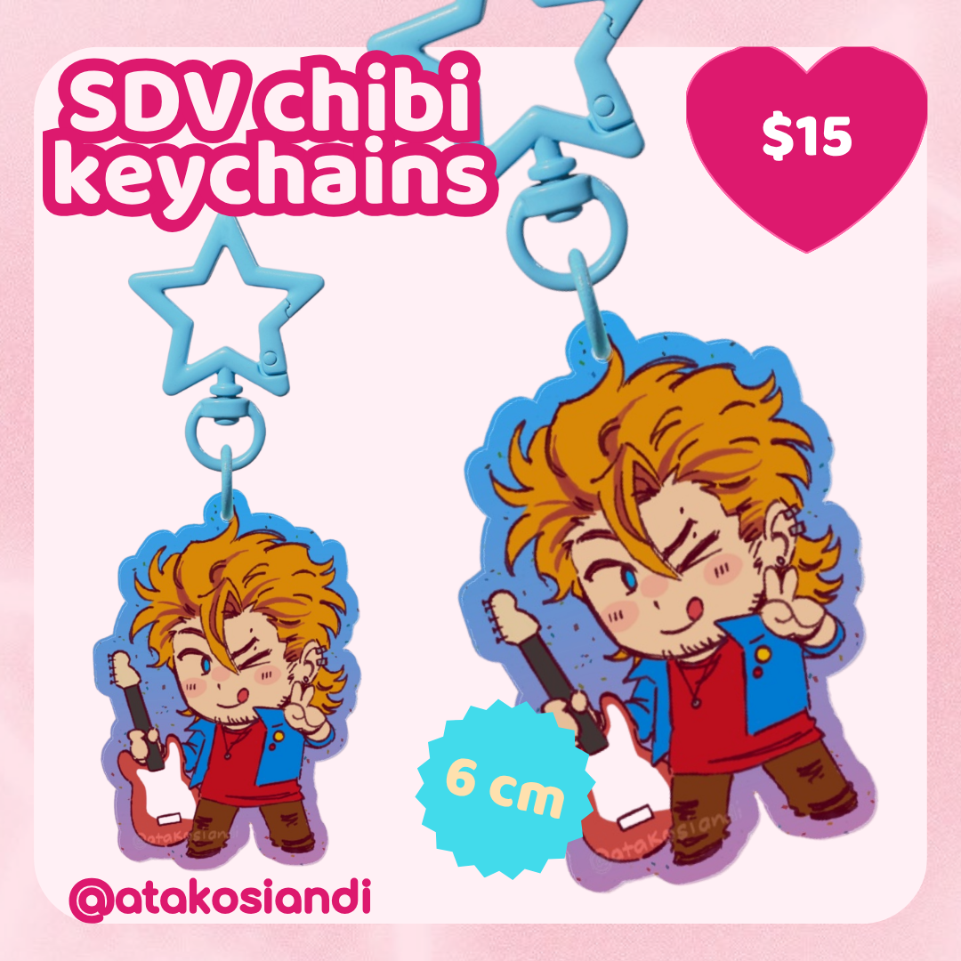 SDV Chibi Keychains - Sam