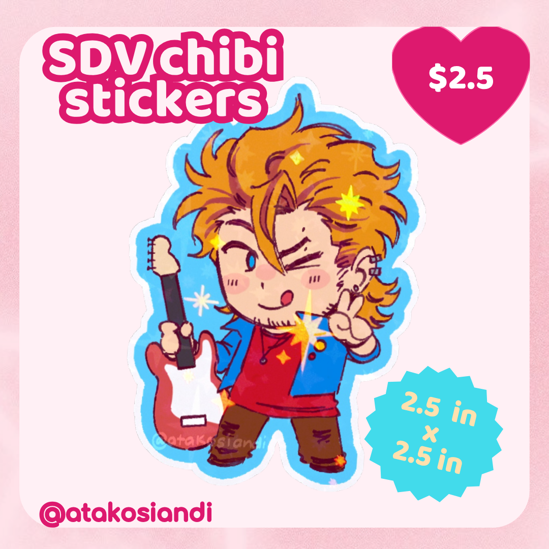 SDV Chibi Stickers - Sam