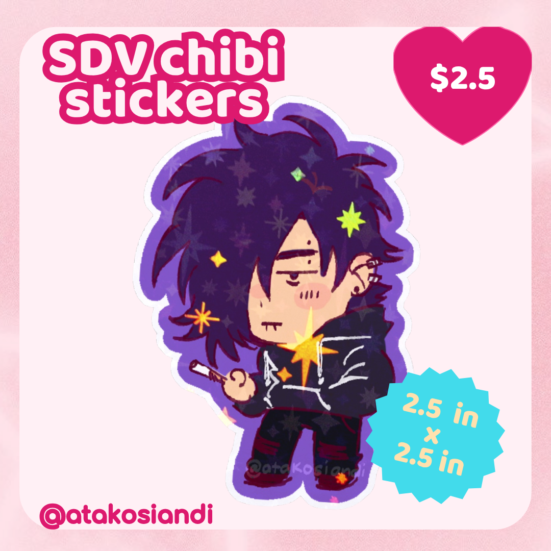 SDV Chibi Stickers - Sebastian