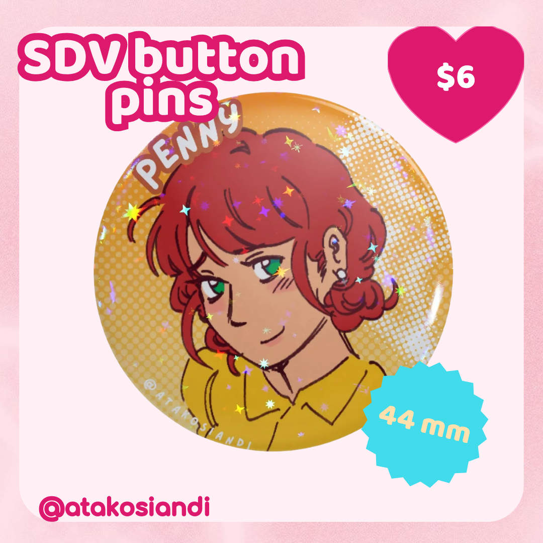 SDV Button Pins - Penny