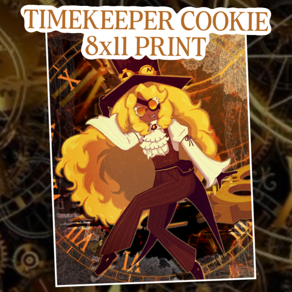 Cookie Run 🍪🕰️ Timekeeper Cookie 8x11 Poster