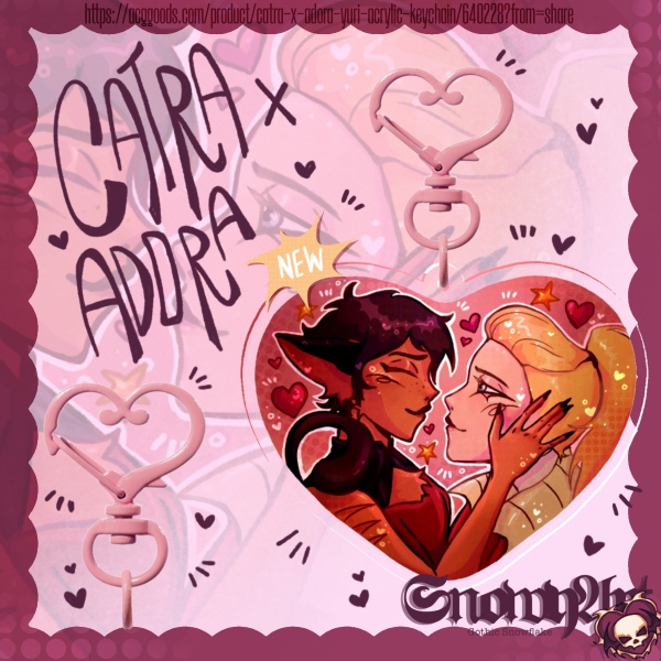Catra x Adora Yuri Acrylic Keychain