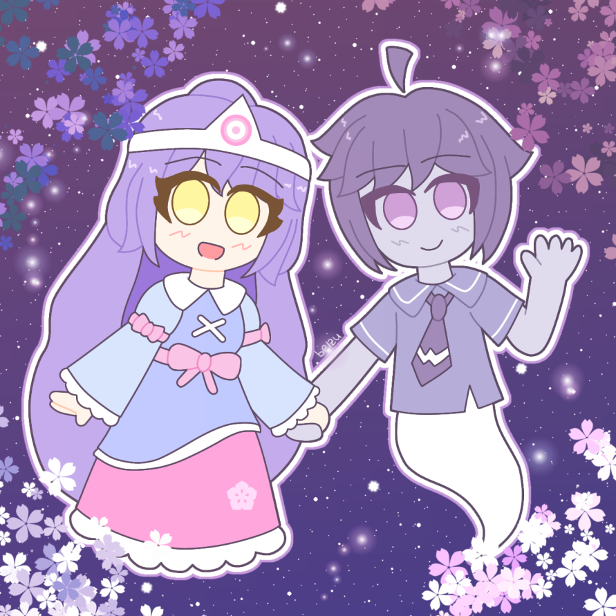 Happy Chibi Ghost Set