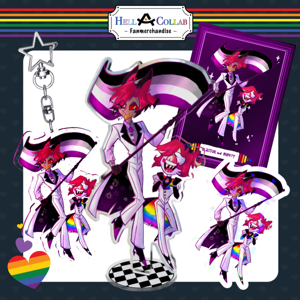 Alastor and Niffty Pride Bundle || Hell-a-Collab Pride Collection