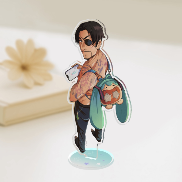 Miku fan Majima standee