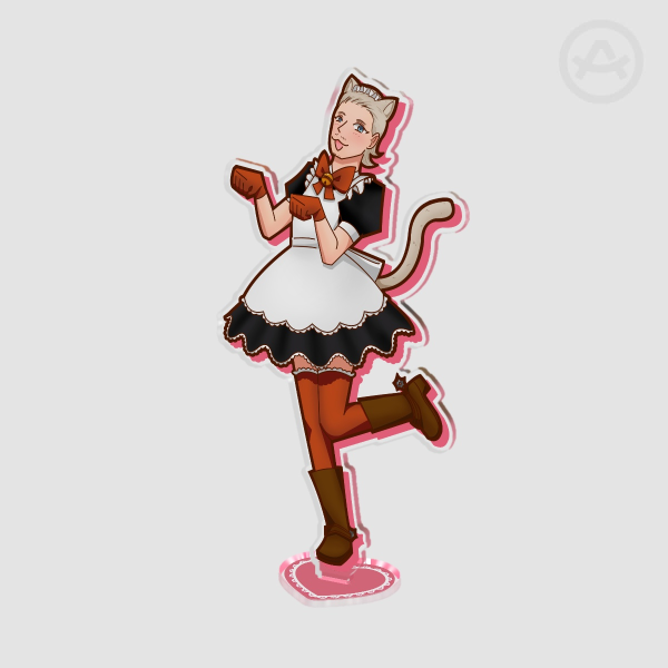 Maid Ocelot Acrylic Standee