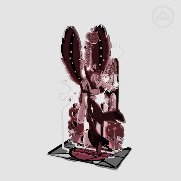 Huskerdust Wedding | Double Insert Standee