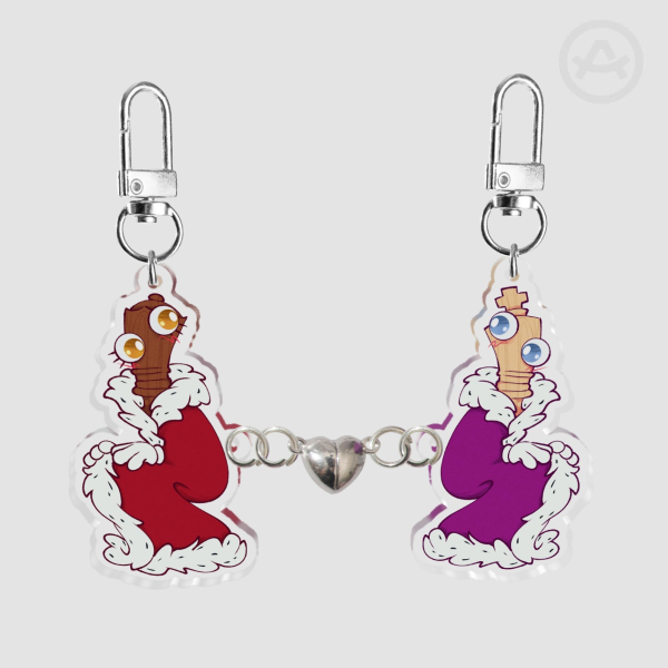 Chess Love Magnet Charms