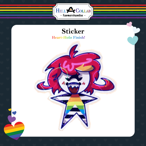 Niffty Sticker - Hellacollab Pride Collection 2026