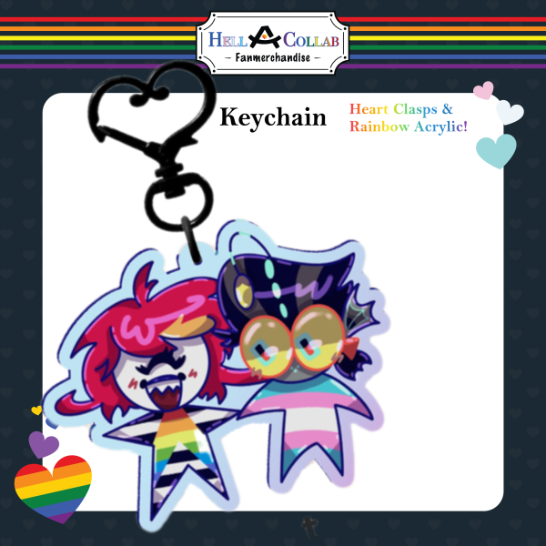 Madmaid Keychain - Hellacollab Pride Collection 2026