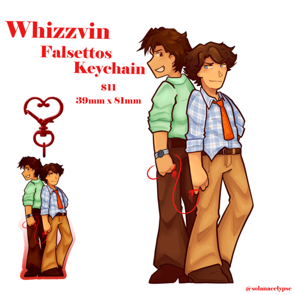 Whizzvin Falsettos Keychain