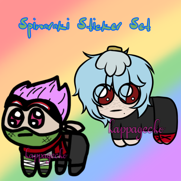Spinaraki Yippee Sticker Set