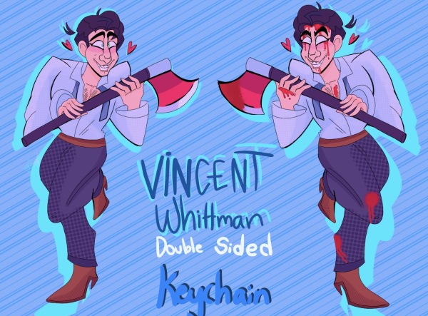 Murdermedia Vincent Whittman Keychain