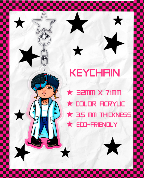 5SOS Everybody's a Star Calum Acrylic Keychain
