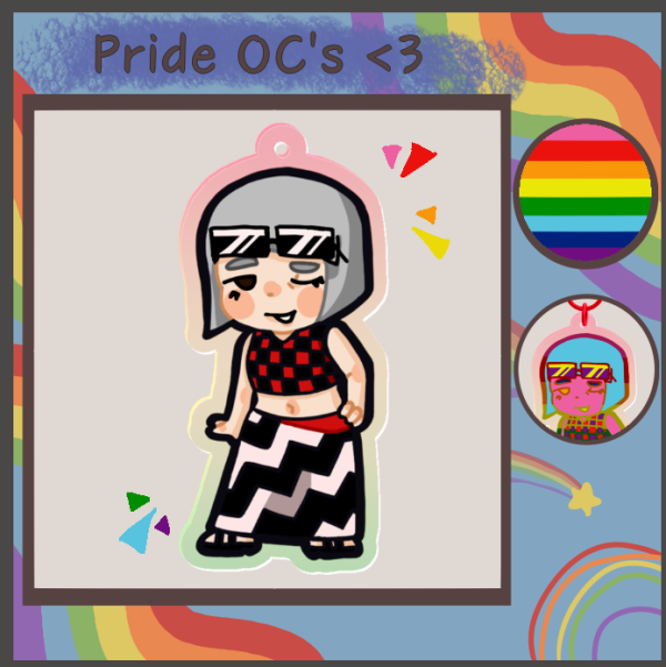 1978 Pride Flag Keychain | D. Coupe