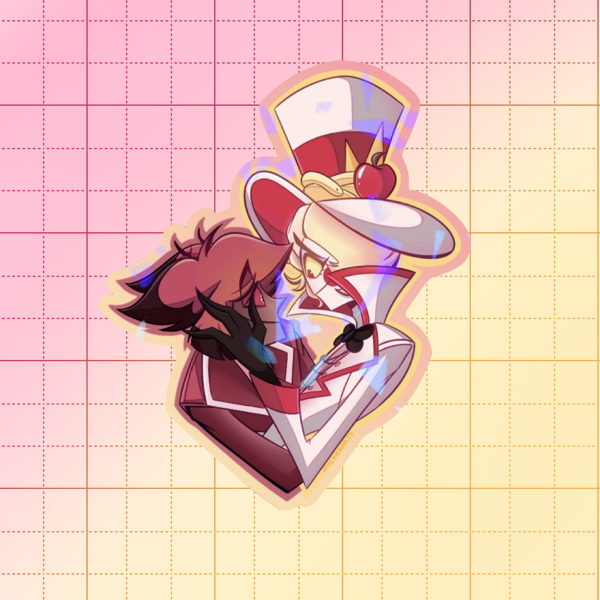 RadioApple • Broken Glass Sticker