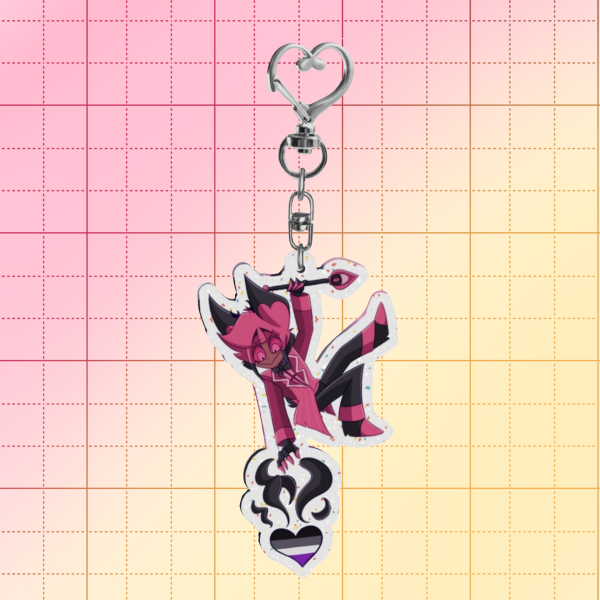 Alastor Ace Pride • Acrylic Keychain