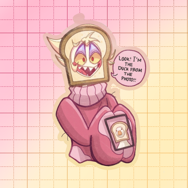 Toast Lucifer • Sticker