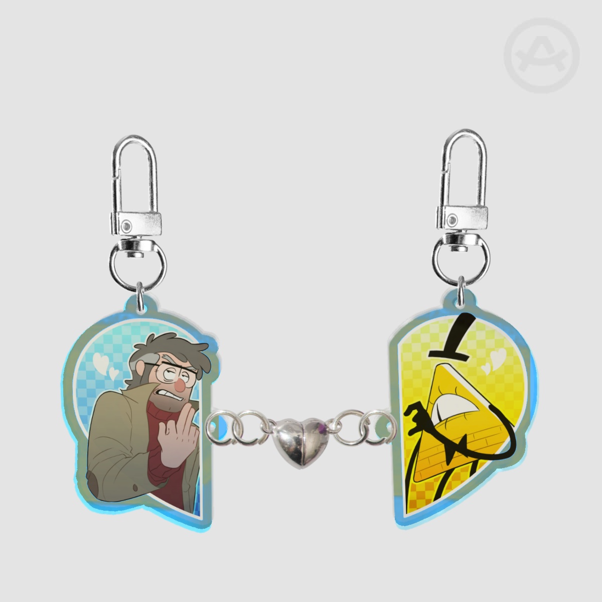 Billford Heart Magnet Keychain