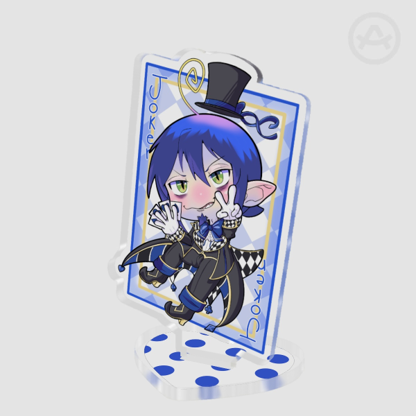 Joker Card Mephisto Clear Acrylic Standee