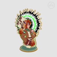 Agender Preacher - Wood Standee