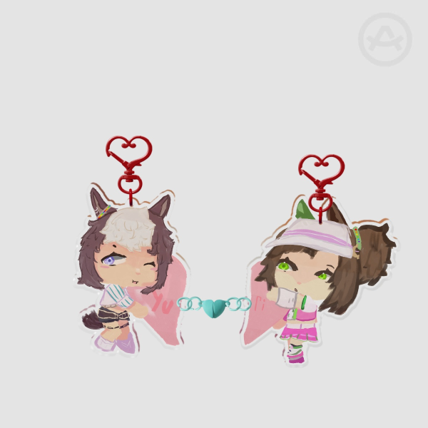 Rynes Acrylic Magnet Keychains