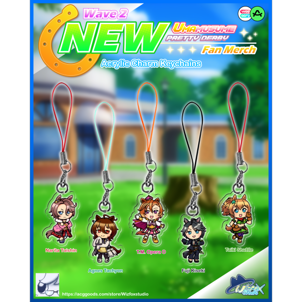 [Umamusume] Acrylic Charm Keychains - Wave 2