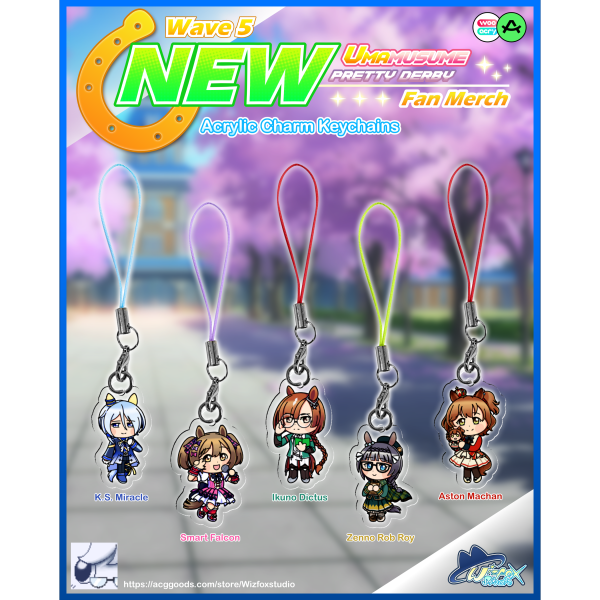 [Umamusume] Acrylic Charm Keychains - Wave 5