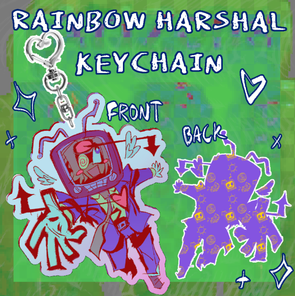 Colorful Harshal Keychain