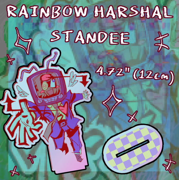 4.72" (12cm) Colorful Harshal Standee