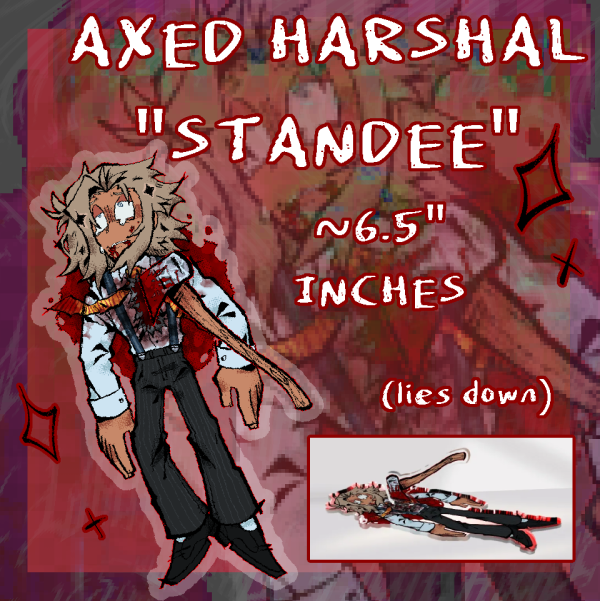 6.46" (16.41cm) Axed Harshal "Standee"