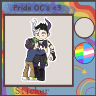 Kuro and Nex Sticker