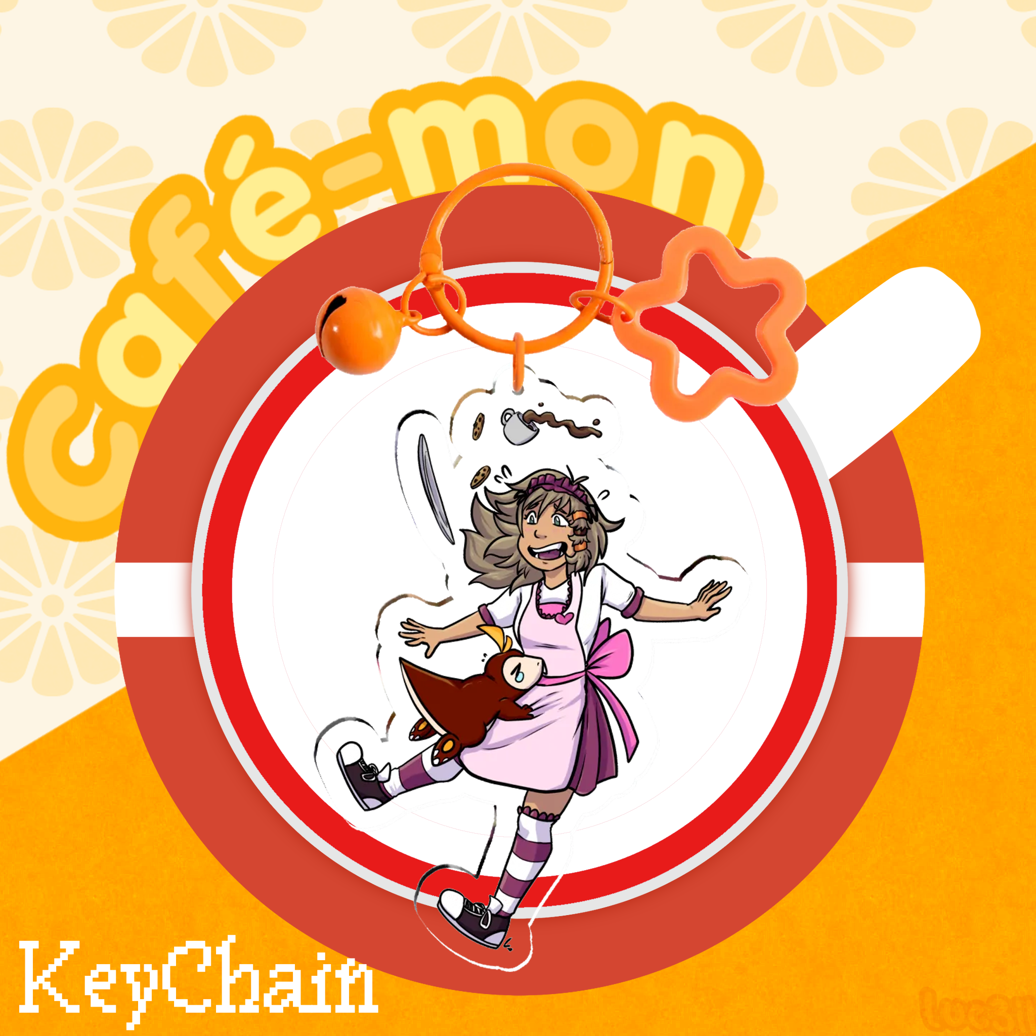 Trainer Sada Maid Keychain