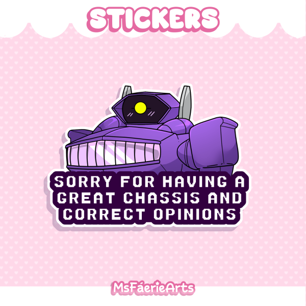 Shockwave Opinions - Die Cut Stickers