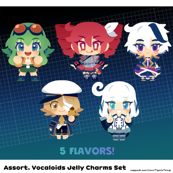 Assort. Vocaloid Jelly Charms
