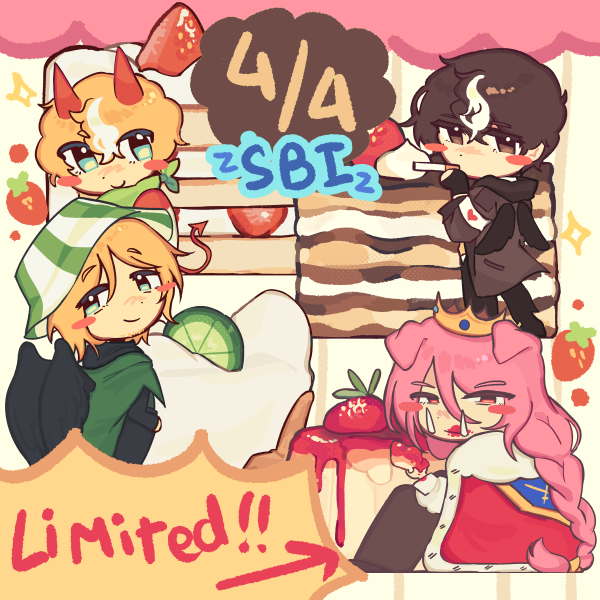 (LIMITED) Sleepy Bois Inc 💤 dessert standees 