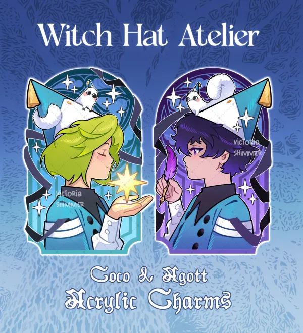 Witch Hat Atelier Arkco (Coco x Agott) Charm Keychain Bundle