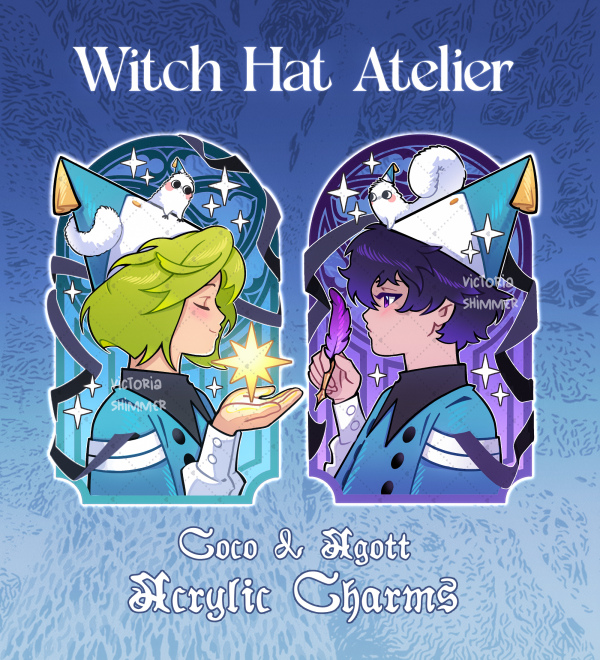 Witch Hat Atelier Arkco (Coco x Agott) Charm Keychain Bundle